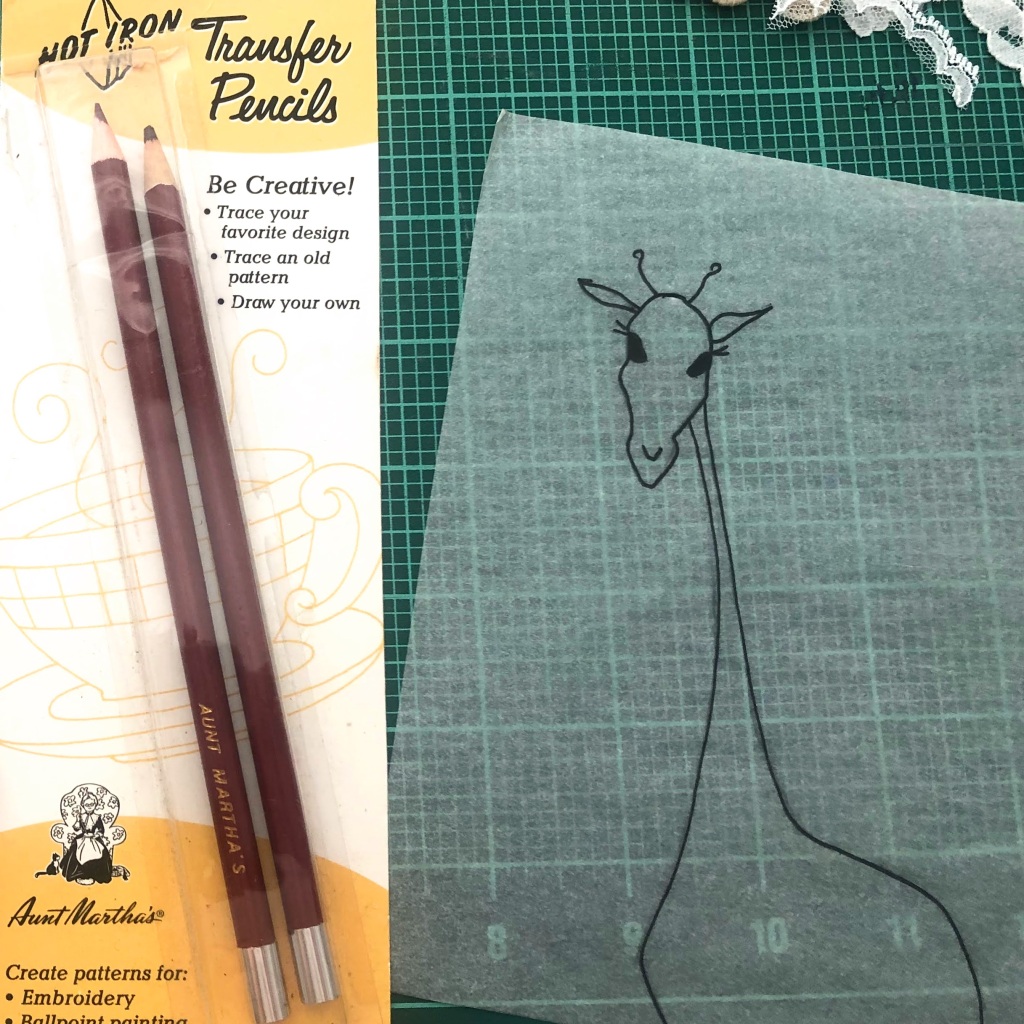 Iron Transfer Pencils for Fabric Collage